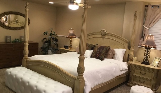 Low Host Fees in a prominent community w/HOT TUB, minutes from Ogden/Hill AFB.