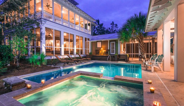 Low-Speed Vehicle! Forest District Home! Private Pool! Impeccable Porch Space!