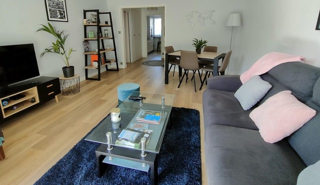 Lumineux 63m² Avec Wifi Balcon à Nantes!