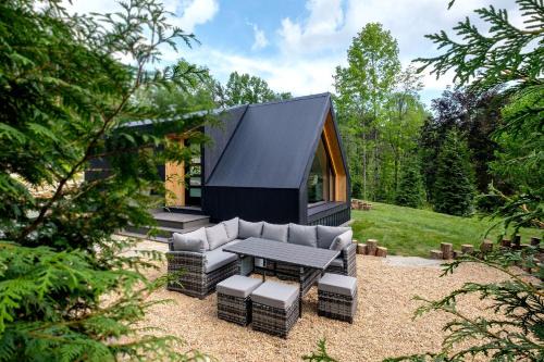 Luminous A-Frame Sanctuary near Pisgah National Forest in North Carolina