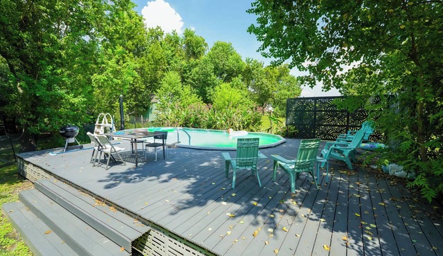 Lush 4BR Oasis w/Pool | Nature Views & Playroom