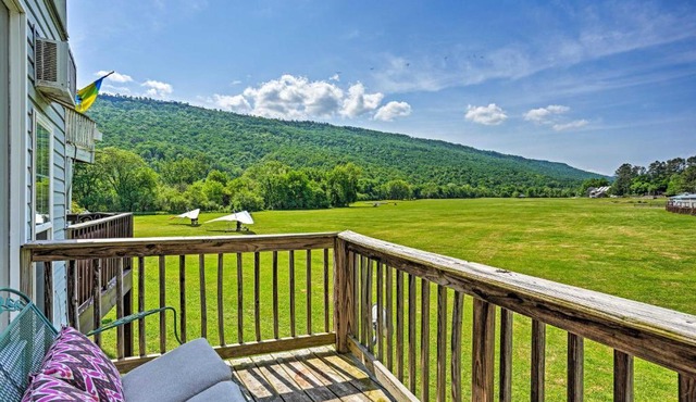 Lush Condo with Deck and Hang Gliding On-Site!