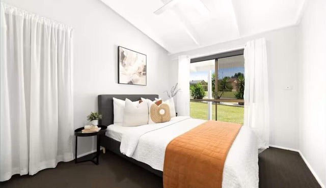 Lush + Light-Filled Retreat w/Pool Near Beach, Airport. Heart of Sunshine Coast