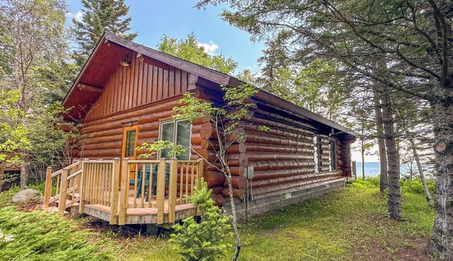 Lutsen Log Cabin 406 on Lake Superior in Lutsen, Minnesota.