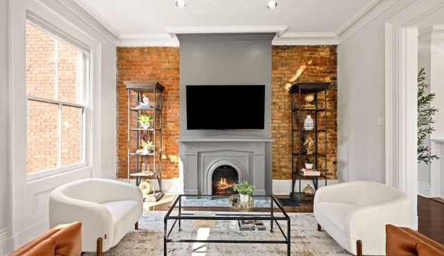 Lux 4BR Retreat w Hot Tub and Patio Near OTR/DT