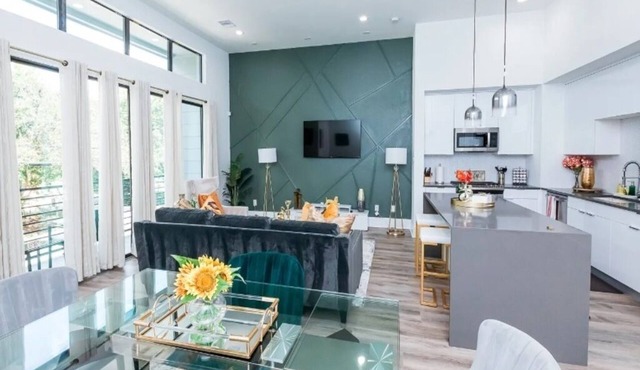 LUX & COZY Downtown Houston Home. 6 Mins to Med-Ctr & 8 Mins to NRG Stadium!