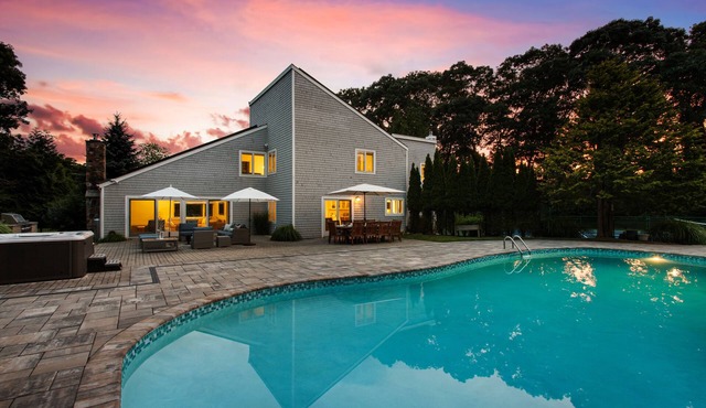 Lux Hamptons Oasis | Pool, Hot Tub, Fire Pit, Tennis | Near Beach