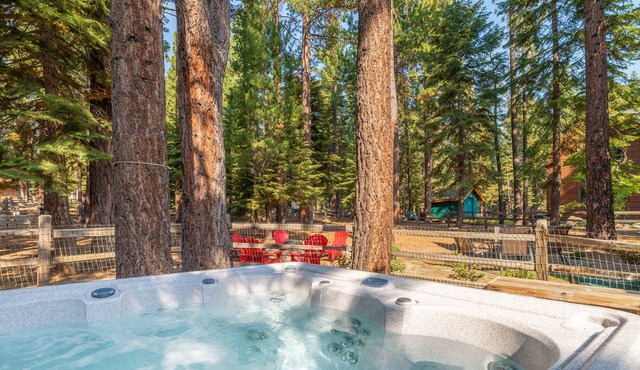 Lux, lake view, hot tub, pets ok, fenced yard with great outdoor setting - Huckleberry Haus
