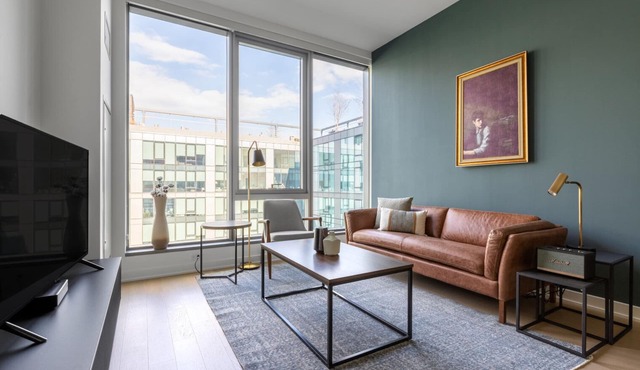 Lux Navy Yard 1BR w/Gym, Doorman, W/D, nr. Metro, by Blueground