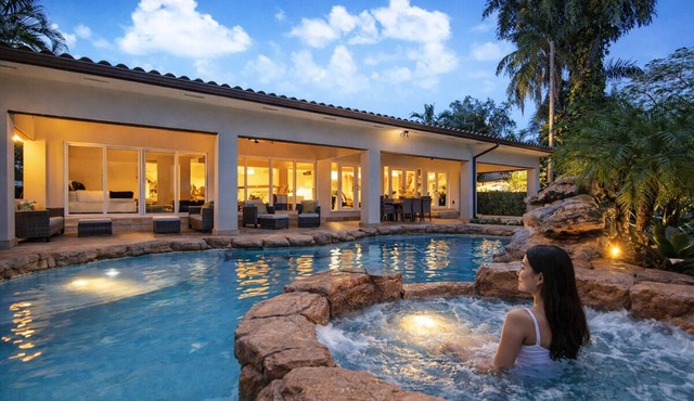 Lux Resort Near Aventura & Beach/Pool Spa BBQ