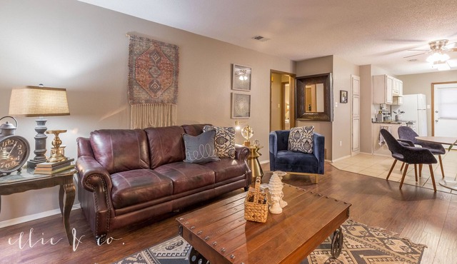 Lux stay at Yeomans Place! Make this designer decorated space your next stay!