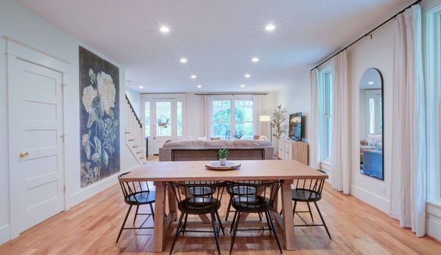 LUX Waterside Retreat with Geo Dome + Outdoor Fire Table, Historic Property