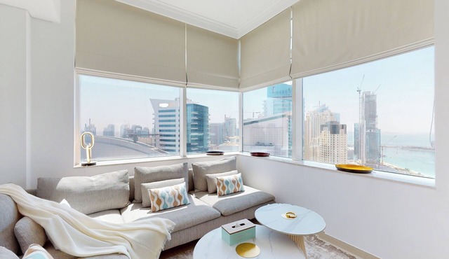 Luxe 1BR | Balcony with Sea Views