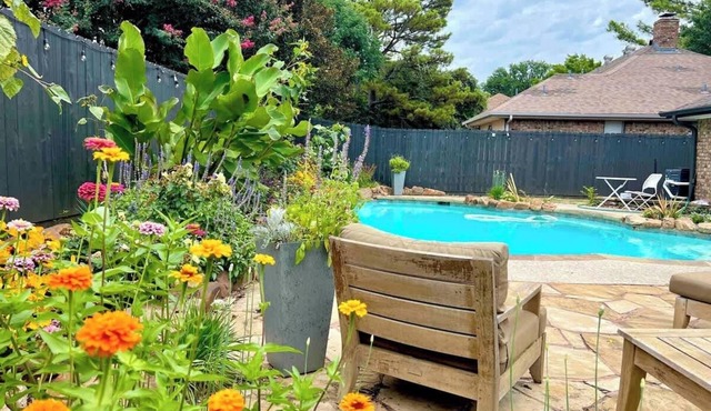 Luxe 4BR w/Heated Pool + Hot Tub | Walk to Lake