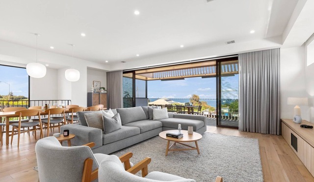 Luxe beachfront property opposite the beach