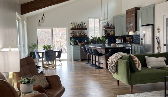 Luxe boho home in your own private canyon