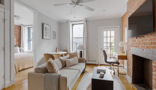 Luxe East Village 2BR w/Balcony, nr Dining & Nightlife, by Blueground