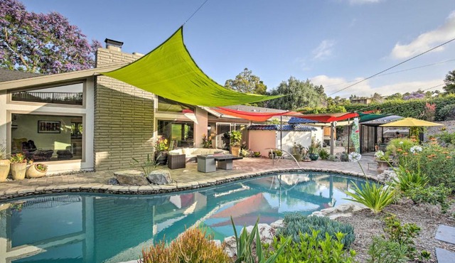 Luxe El Cajon Oasis w/Pool, Fire Pit & Pavilion