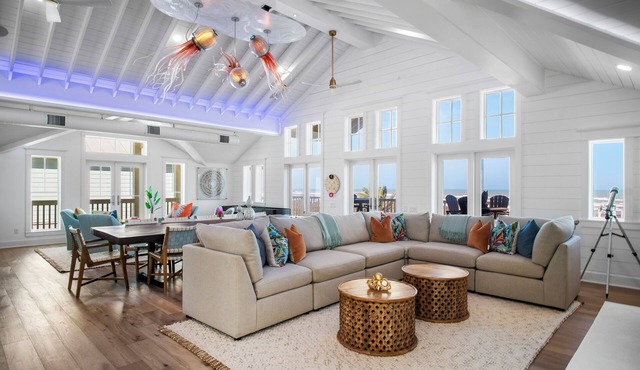 Luxe Gulf-View Retreat Steps from the Beach at Cinnamon Shore North