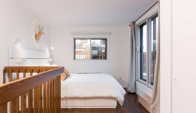 Luxe HoMa Apt. with Loft & Mezzanine Terrace