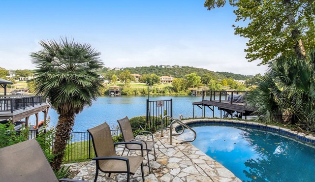 Luxe Lake Austin Estate with Pool & 2-Story Boat Dock Overlooking the Water