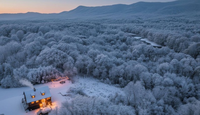 Luxe Log Cabin, Mountain Views, HotTub, Secluded