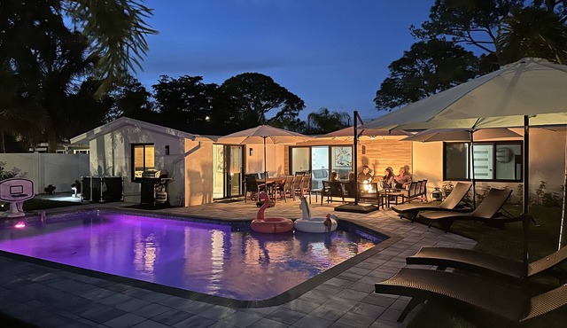 Luxe Oasis Mins to Beaches, Downtown, & Spring Training w/Private Heated Pool