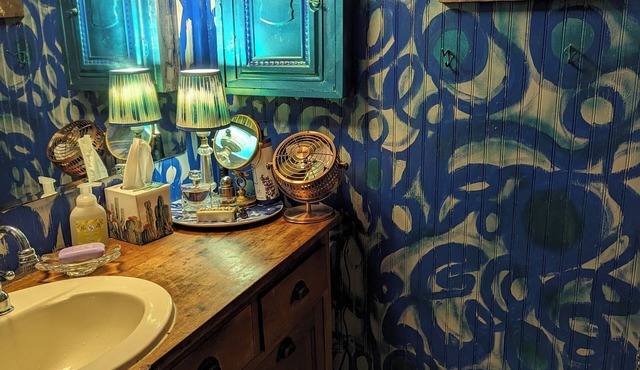 Luxe Quiet Artist Cabin in the Woods w/Park-Like only 2M from Lake Somerville