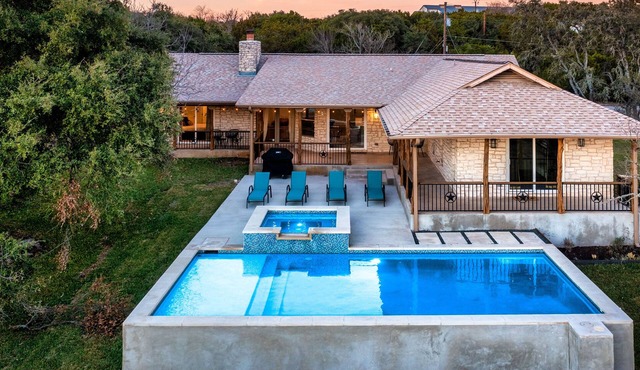 Luxe Ranch Life l Pool & Spa l Firepit