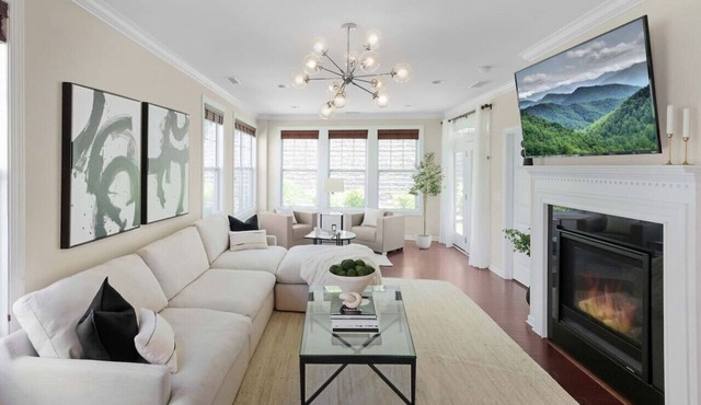 Luxe Retreat w/King Suite | 5* Location, Gym, Pool, Pets OK