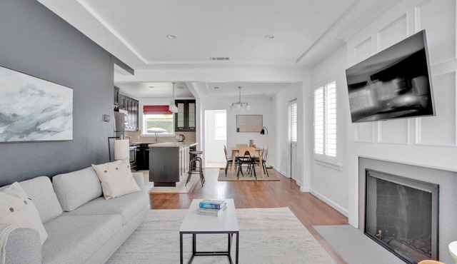 Luxe Westchester 4BR w/Backyard & W/D, near Shops & Bars, by Blueground