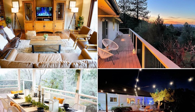 💎❤️Luxe Yosemite 3000 sqft retreat 3B3B near Bass Lake with Sierra Mountain View