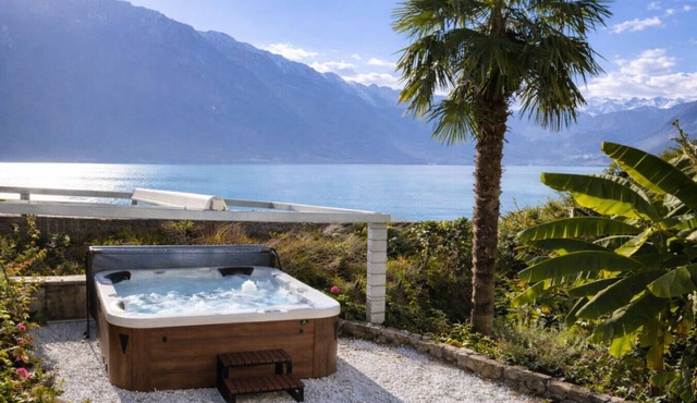 Luxury Chalet Villa near Interlaken | Lakeview A/c Hot Tub Sauna