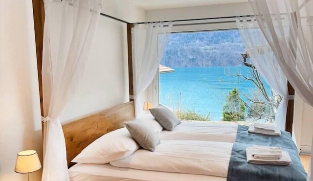 Luxury Lakeview Chalet SPA BBQ A/C near Interlaken