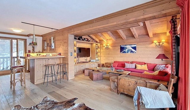 Luxury Chalet · 5 Min from Village Center · West Terrace · Hammam · Fireplace · Wifi
