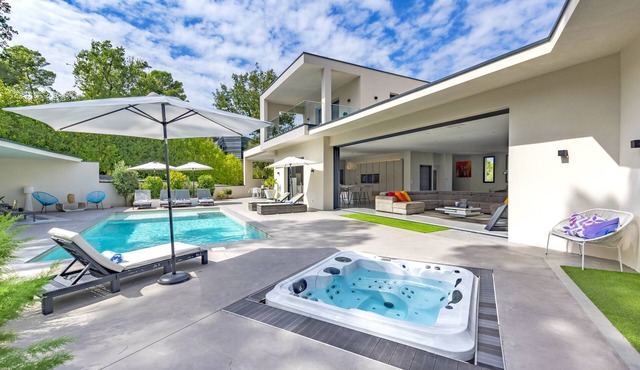 Luxurious villa on a private estate.