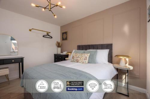 Luxuriou 5 Bedroom House By Homebird Property Management Short Lets & Serviced Accommodation Leeds With Private Parking & Free WiFi