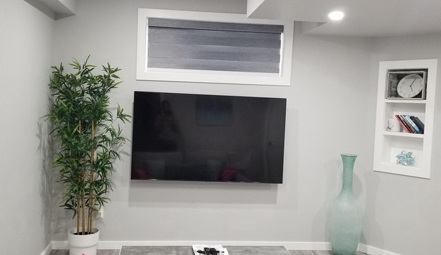 Luxurious 2 bedroom basement suit.