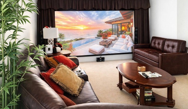 Luxurious 2BR Movie Theater Game Room Kitchen Gym