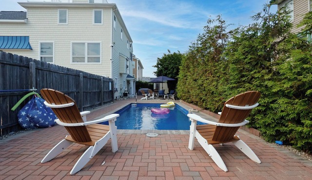 Luxurious 6 Bedroom Oceanside Home with Pool. Steps from the Beach.