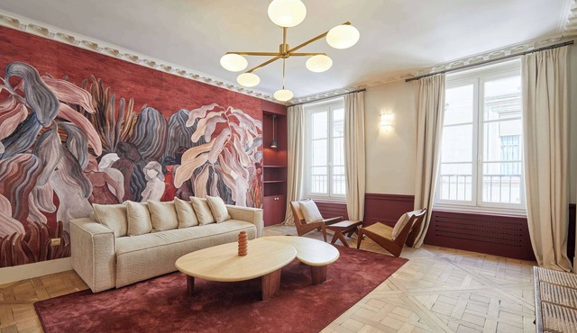 Luxurious AC Apartment Louvre Museum Saint Honoré