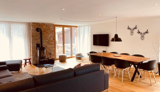 Luxurious Alpine chic apartment