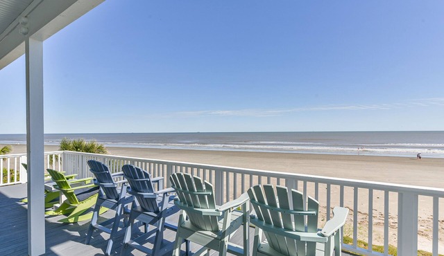 Luxurious Beach Front vacation home perfect for large groups, with elevator.