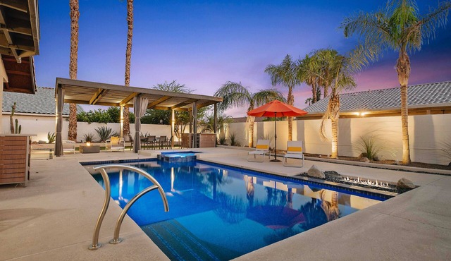 Luxurious Desert Getaway with Private Pool and Spa, Minutes from Palm Springs