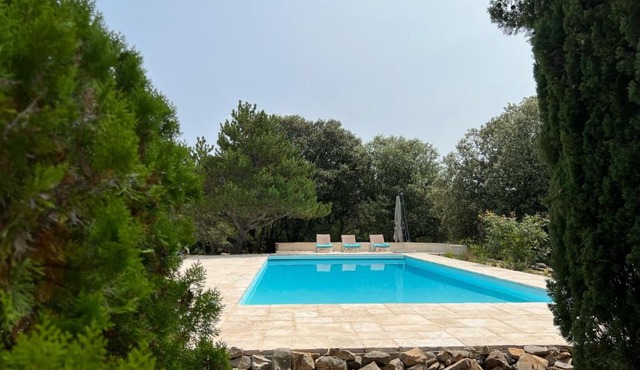 Luxurious family house with pool in Ardèche.