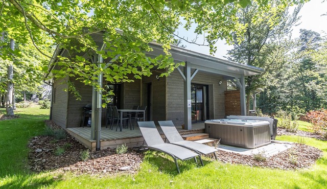 Luxurious Lodge with Private Jacuzzi, Pool, and Gym Access near Chambon-sur-Lignon Golf Course