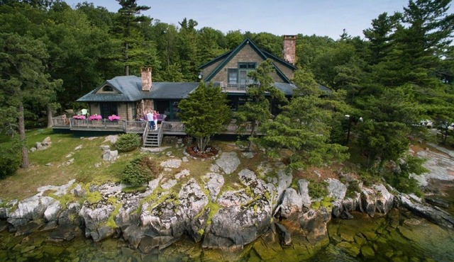 Luxurious Island House with Protected Deep Water Docks with Unparalleled Views