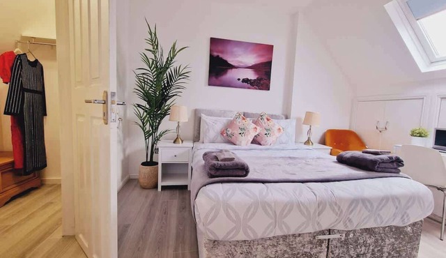 Luxurious Loft Guest Room1 with private Utilities