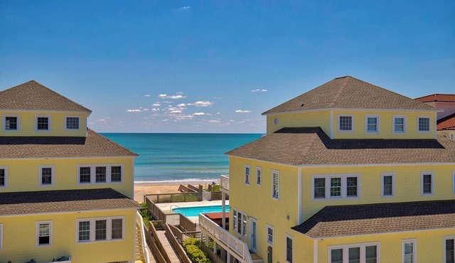 Luxurious Oceanside w/pool, elevator, 6 BR, steps from the sand and surf