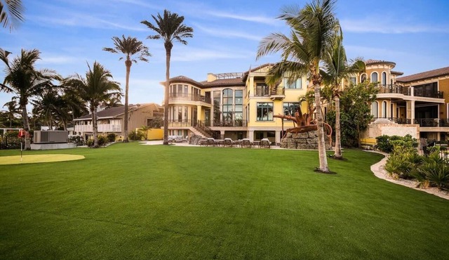 Luxurious Oceanfront Estate 5 Bedroom along the Hillsboro Inlet with Private Bea